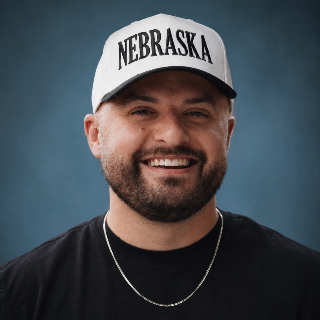 Josh Peterson, founder of Peterson Media, photographed in a workshop in Omaha, Nebraska.